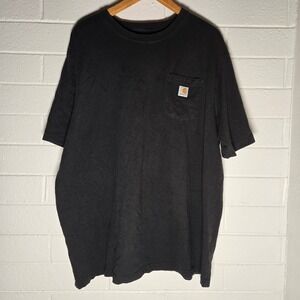 Carhartt K87 Pocket T-Shirt Mens 2XL Tall Relaxed Cotton Short Sleeve Workwear